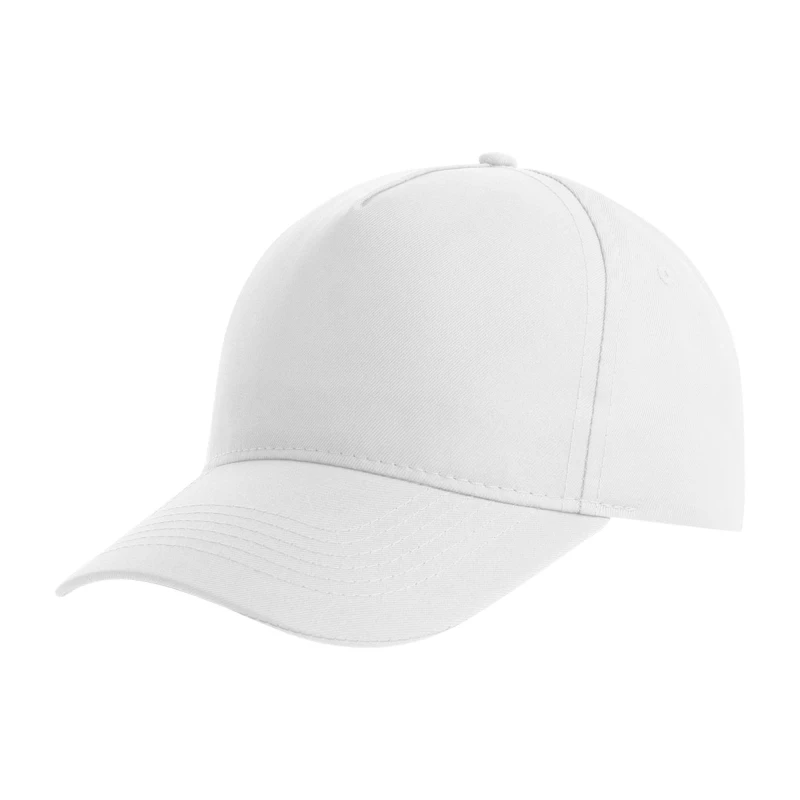 Image of Atlantis Recy Five 5 Panel Baseball Cap in White White Unisex One Size