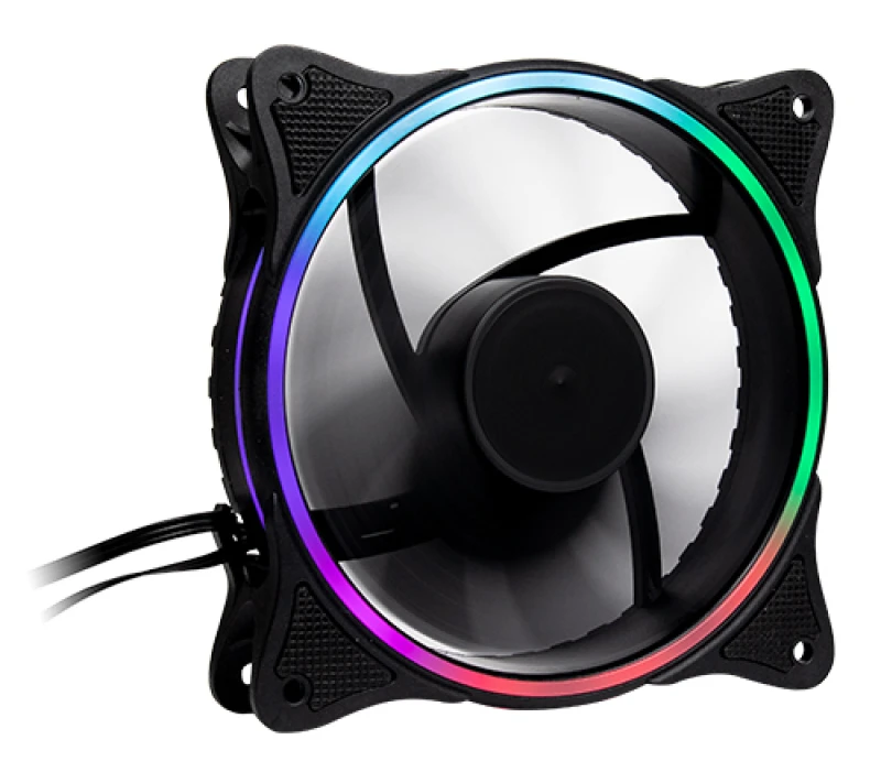Image of Inter-Tech 888860272 computer cooling system Universal Fan 12cm Black