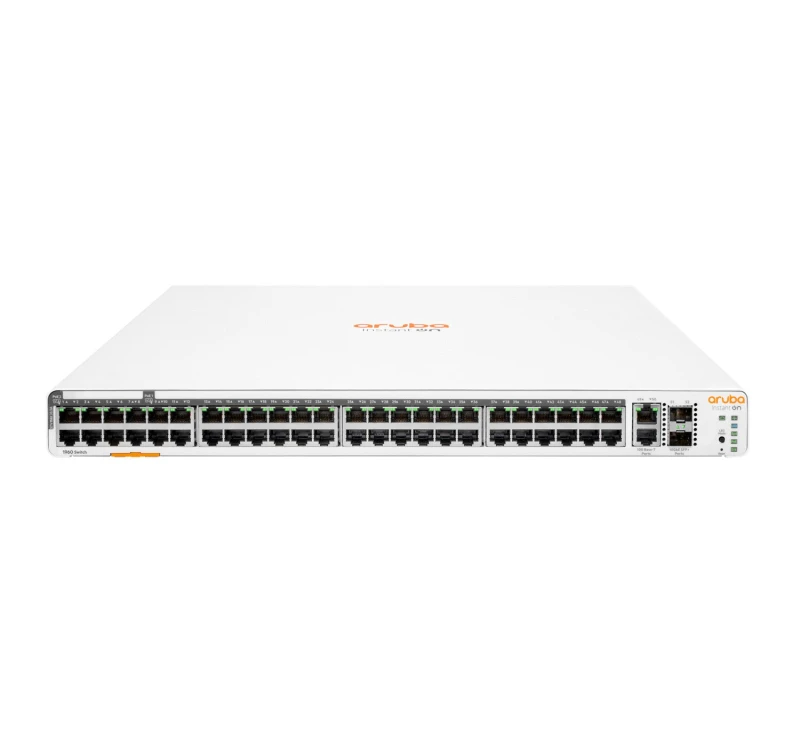 Image of HP Enterprise HPE Aruba Networking Aruba Instant On 1960 48G 40p Class4 8p Class6 PoE 2XGT 2SFP+ 600W Managed L2+ Gigabit Ethernet (10/10