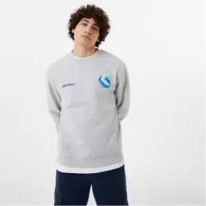 Image of Jack Wills Ticket Graphic Crew - Grey