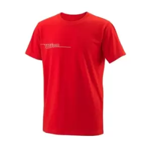 Image of Wilson Team Tech T Shirt Juniors - Red