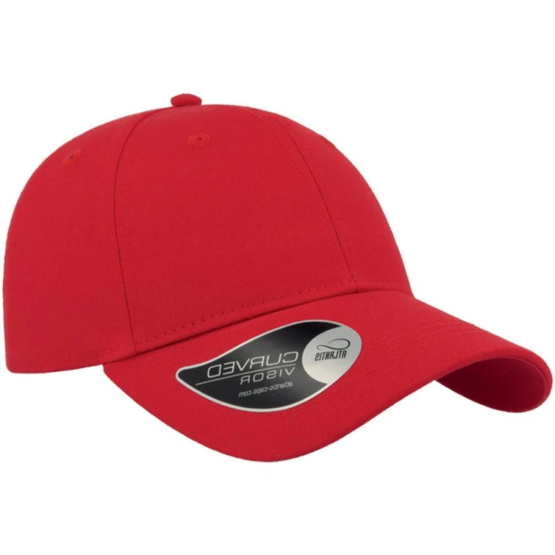 Image of Atlantis AB716 mens Cap in Red