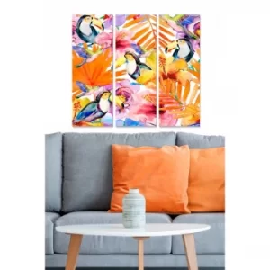 Image of MDF47839455 Multicolor Decorative MDF Painting (3 Pieces)