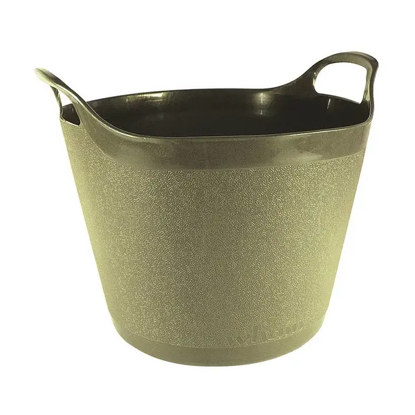 Image of Town & Country 40L Round Plastic Flexi-Tub (Olive)