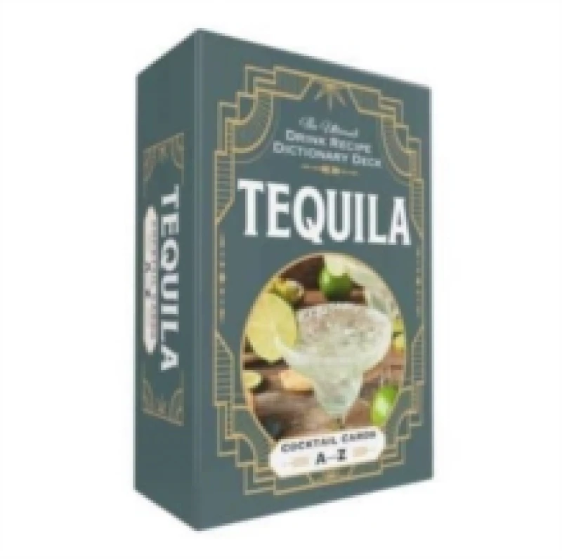 Image of Tequila Cocktail Cards AZ : The Ultimate Drink Recipe Dictionary Deck Cards