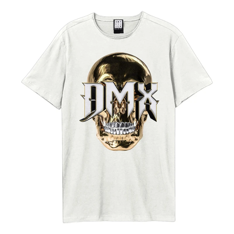 Image of Amplified Amplified Men 3D Skull DMX T-Shirt in White Size: X-Small White XS Male 5063750999029