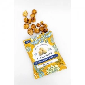 Image of Karma Bites Popped Lotus Seeds Caramel 25g