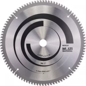 Image of Bosch Multi Material Cutting Mitre and Table Saw Blade 350mm 90T 30mm