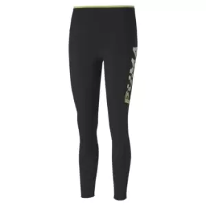 Image of Puma Fold Up Tights Womens - Black