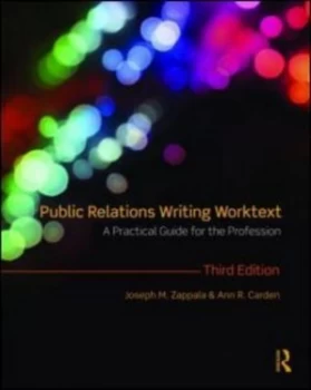 Image of Public Relations Writing Worktext by Joseph M. Zappala Paperback