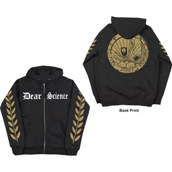 Image of TV On The Radio - One Eyed Bird Unisex Medium Zipped Hoodie - Black