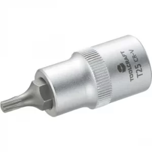 Image of Toolcraft 816163 Socket Bit (1/2") T25 Torx Bit