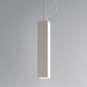 Image of Square Surface Mounted Ceiling Light Plaster, GU10