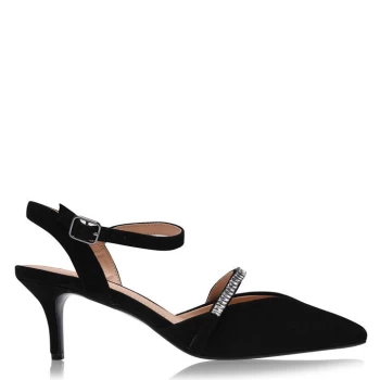 Image of Linea D Kitten Heels - Black
