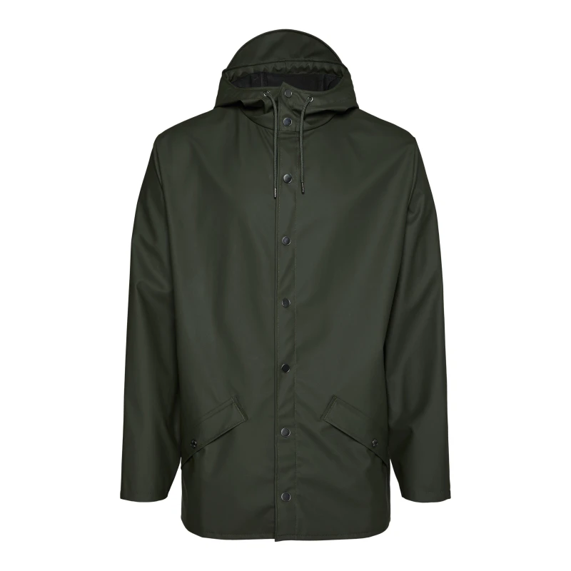 Image of Rains Short Jacket - Green Green L