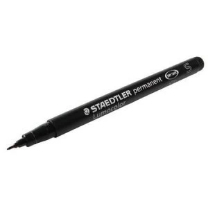 Image of Staedtler Lumocolour 313 0.4mm Permanent Universal Pen Black 1 x Pack of 10