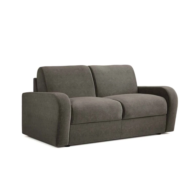 Image of Jay-Be Jay-Be Deco Brushed Twill 2 Seater Sofa Bed with Deep Sprung Mattress Pewter 2 seater