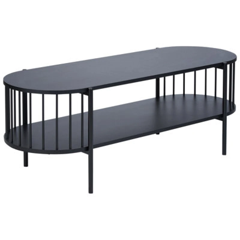 Image of Beliani TV Stand Oreana Black