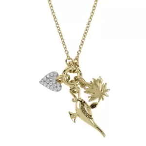 Image of Disney Princess Aladdin Gold Coloured Plated Charm Necklace NF00611YZWL-18