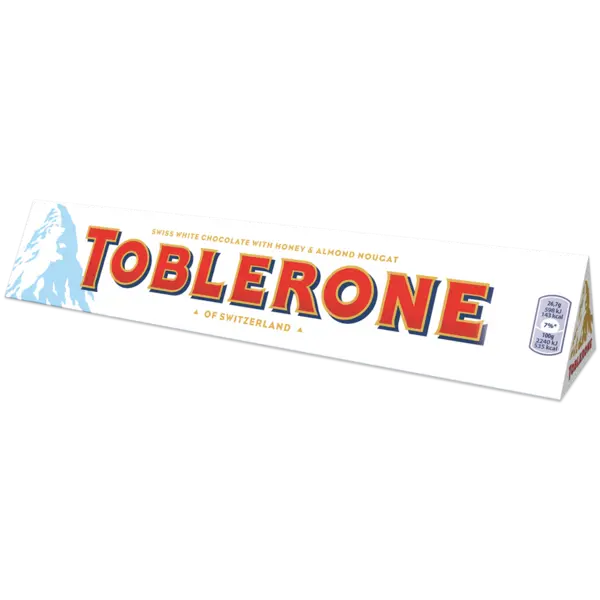Image of Cadbury Gifts Direct Toblerone White Bar 360g (Box of 10) 4019776O