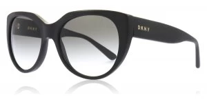 Image of DKNY DY4149 Sunglasses Matte Black 371111 55mm