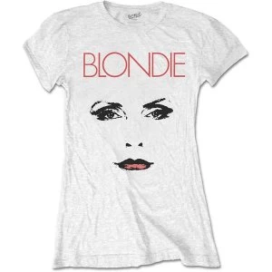 Image of Blondie - Staredown Womens Medium T-Shirt - White