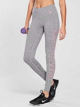 Image of Nike Training Power Legging Exclusive GreyPink Size M Women