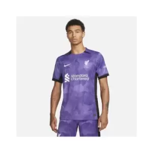 Image of Nike Liverpool Third Shirt 2023 2024 Juniors - Purple
