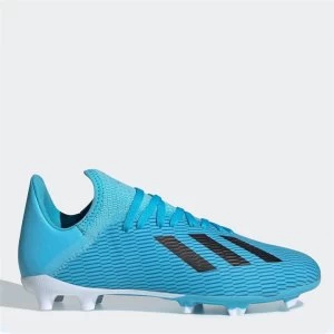 Image of adidas X 19.3 Junior FG Football Boots - Cyan/Black