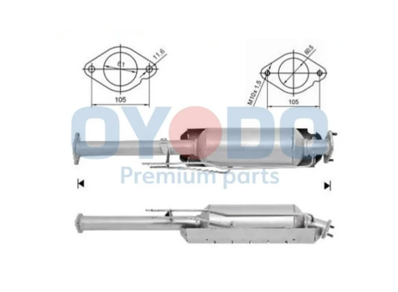 Image of WALKER 73086 Particulate Filter EVO S with mounting parts Soot-/ Particle Filter,exhaust system (1256)