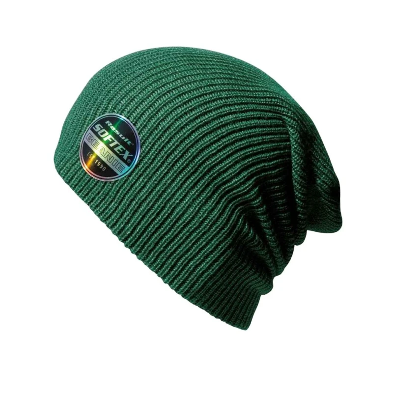 Image of Result Core Mens Softex Beanie in Bottle Green Bottle Green Male One Size
