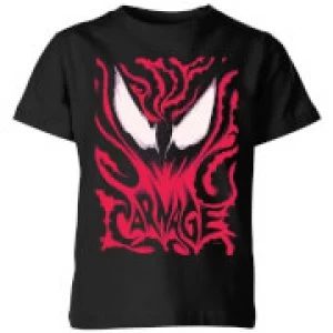 Image of Venom Carnage Kids T-Shirt - Black - 3-4 Years