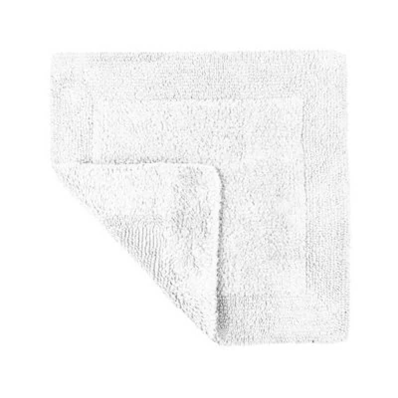 Image of Allure Bath Fashions Elegance Reversible Heavyweight Shower Mat - White