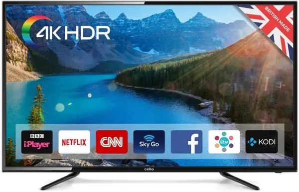 Image of Cello 58" C58SFS Smart 4K Ultra HD LED TV