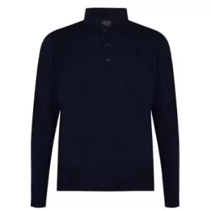 Image of Paul And Shark Summer Polo Sweater - Blue