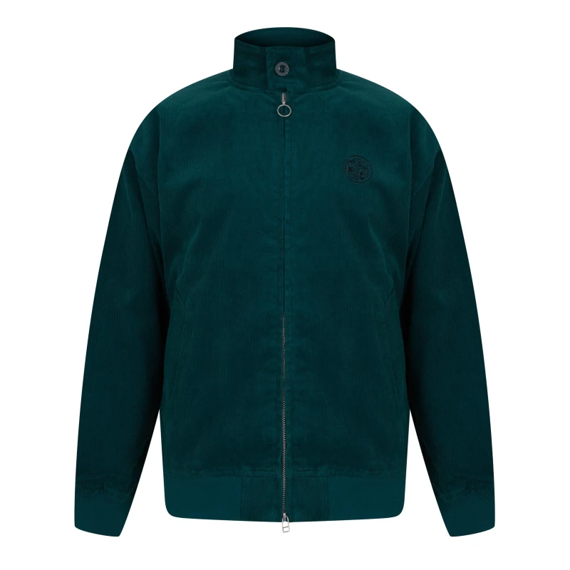 Image of Pretty Green Mens Wonderwall Hooded All-Weather Parka Teal male Small