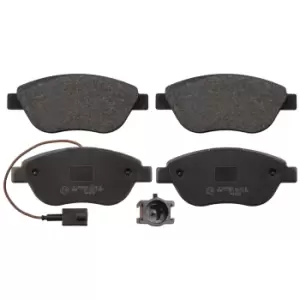 Image of Brake Pad set 116054 by Febi Bilstein Front Axle