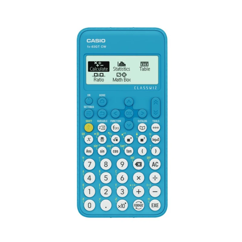 Image of Casio Classwiz Scientific Calculator Blue FX-83GTCW-BU-W-UT