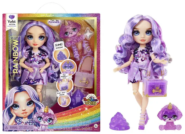 Image of Rainbow High Rainbow High Classic Rainbow Fashion Doll-Violet