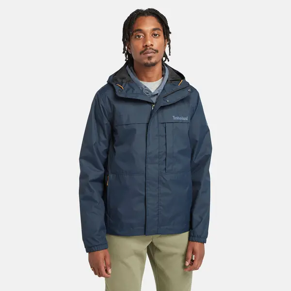 Image of Timberland Benton Shell Jacket For Men In Navy, Size S