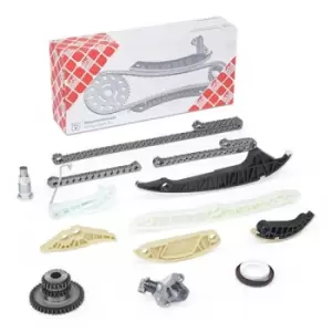 Image of FEBI BILSTEIN Timing Chain Kit VW,AUDI,SKODA 106513 06H103085G,06H103085GS5,06H105209AT 06H105209ATS5,06H109158N,06H109158NS5,06H109467AE,06H109469AH