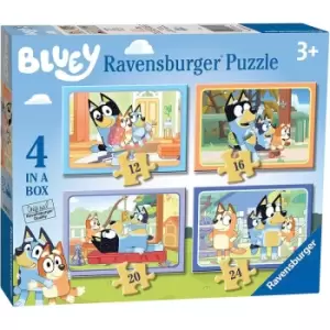 Image of Ravensburger Bluey 4 In Box (12, 16, 20, 24 Pieces) Jigsaw Puzzle