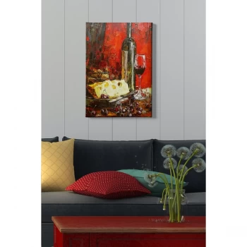 Image of Kanvas Tablo (50 x 70) - 93 Multicolor Decorative Canvas Painting