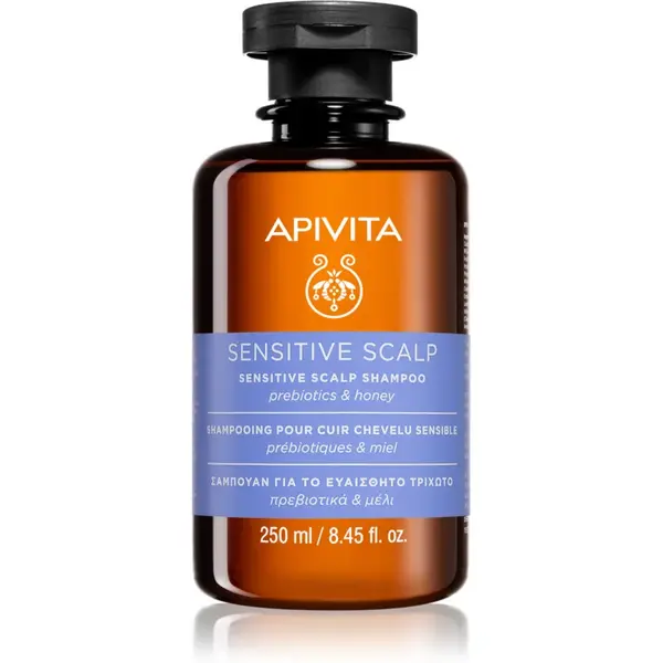 Image of Apivita Sensitive Scalp Prebiotics & Honey Shampoo 250ml