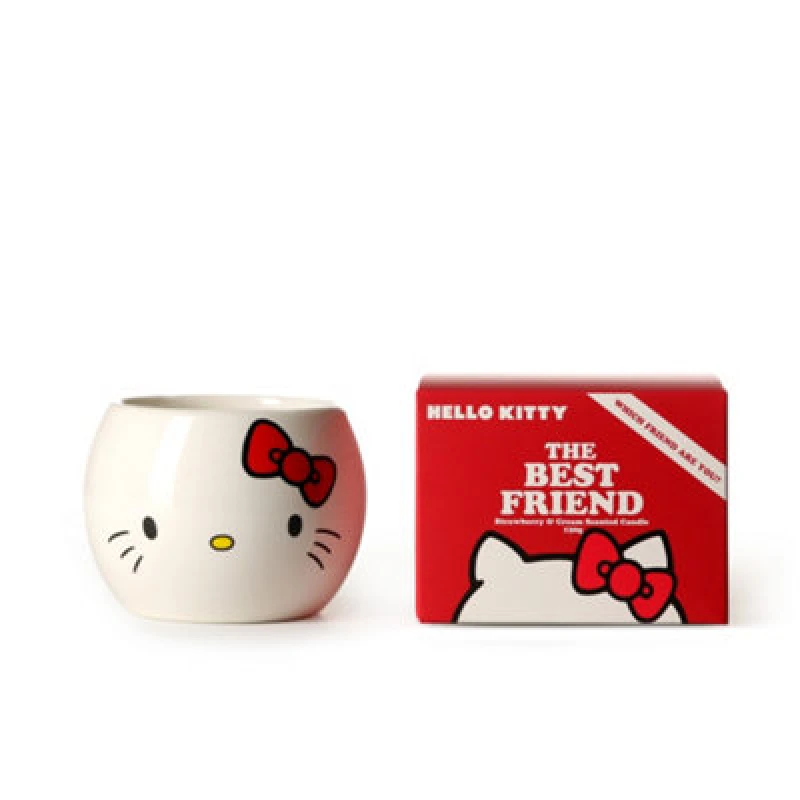 Image of Hello Kitty & Friends, The Best Friend Strawberry & Cream Scented Candle