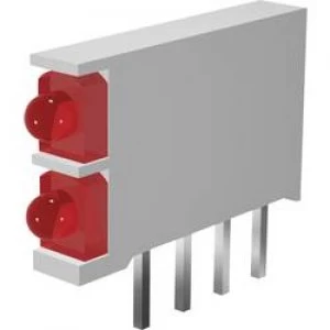 Image of LED component 2x Green L x W x H 15.5 x 2.5 x 12mm Sig