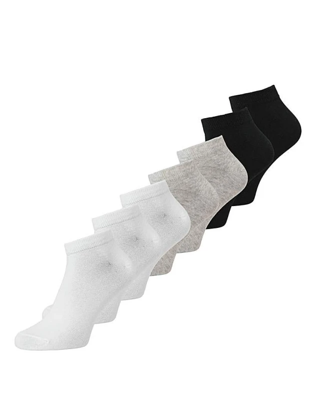 Image of jack & jones Jack & Jones Delan Logo Socks 7 Pack Multi - JACK & JONES - Size: ONE SIZE Multi Male ONE SIZE JA93601