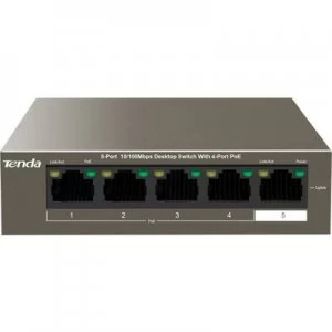Image of Tenda TEF1105-4-63W Network switch 5 ports PoE