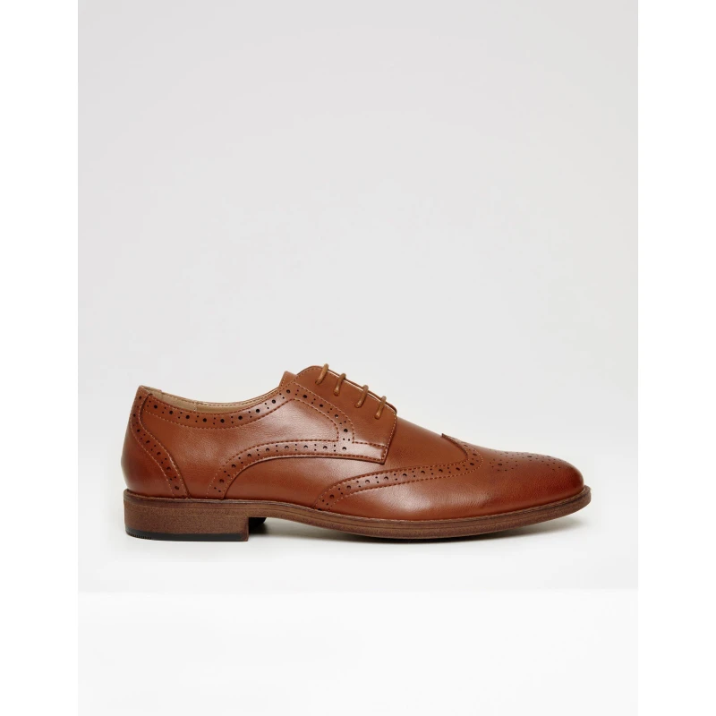 Image of Threadbare Mens Apollonia Derby Shoes Tan male 10 (45)