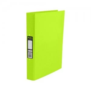 Image of Pukka Brights Ring Binder A4 Green Box of 10